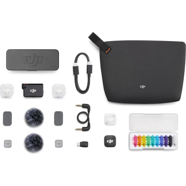 Bezdrátový mikrofon DJI Mic Mini 2 s magnetickými kryty (2 TX + 1 RX + Charging Case)