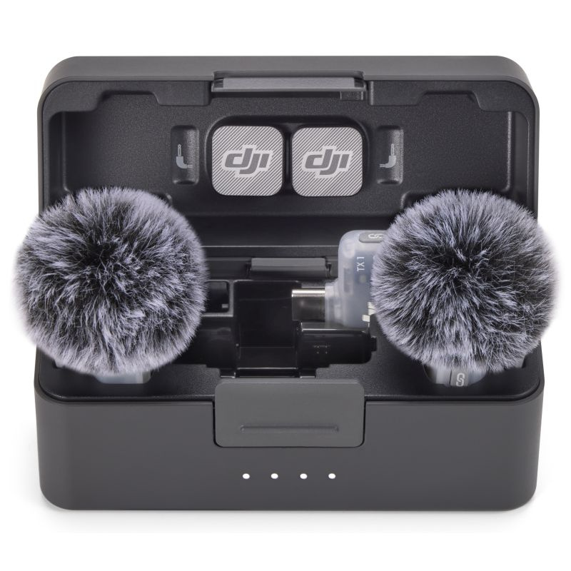 Bezdrátový mikrofon DJI Mic Mini 2 s magnetickými kryty (2 TX + 1 Mobile RX + Charging Case)