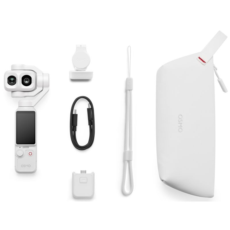 DJI Osmo Pocket 4P Standard Combo (Pearl White)