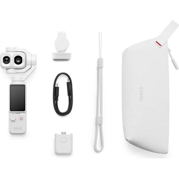 DJI Osmo Pocket 4P Standard Combo (Pearl White)