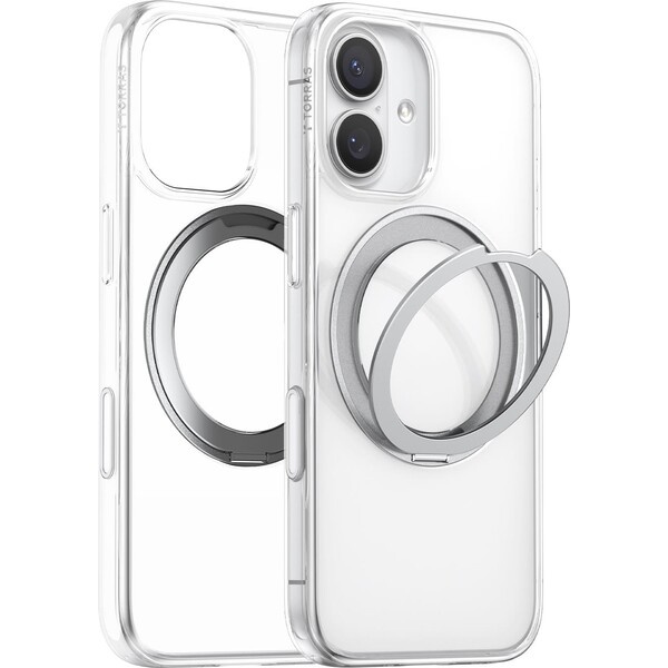 Torras Ostand Pro MagSafe kryt iPhone 17 clear
