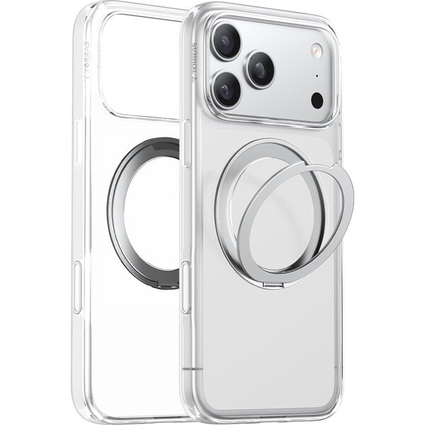 Torras Ostand Pro MagSafe kryt iPhone 17 Pro Max clear