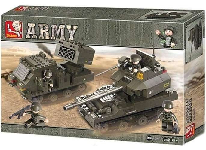 Sluban army m38-b0288 pozemní tankové cvičení