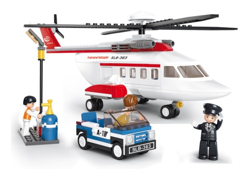 Sluban B0363 Aviation Vrtulník 259 ks