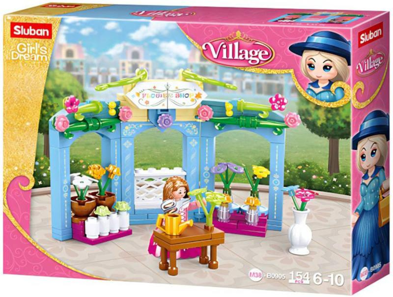 Sluban Village M38-B0905 Dobové květinářství