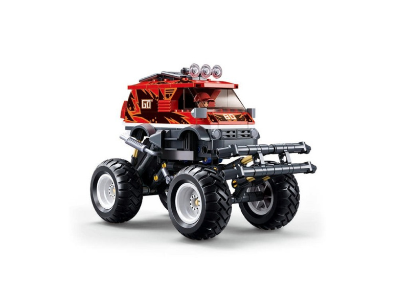 Sluban B1159 Natahovací Červený Off-Road GO