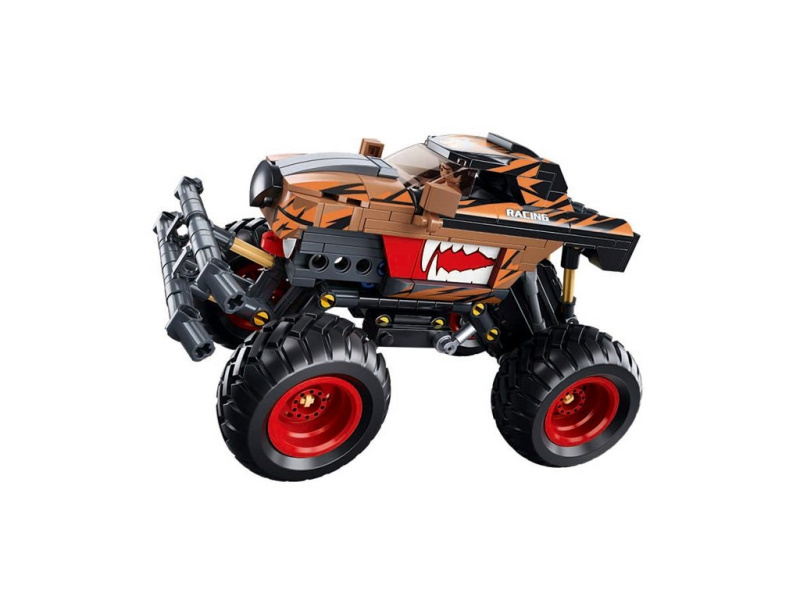 Sluban B1160 Natahovací Oranžovo-černý závodní Off-road