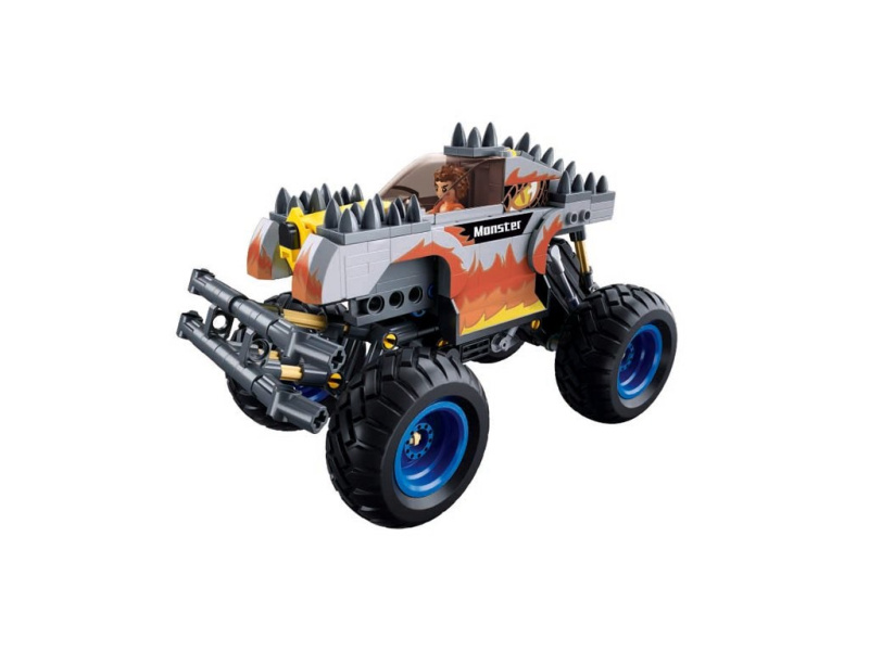 Sluban B1162 Natahovací Stříbrný ohnivák Off-road Monster