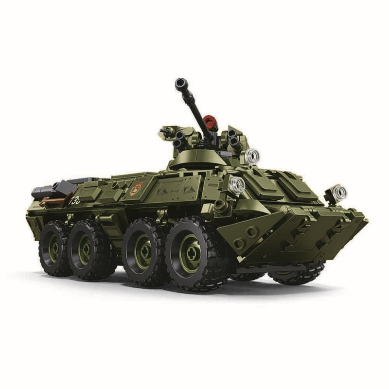 Sluban B1251 Tank BTR-80AS IFV v měřítku 1:35
