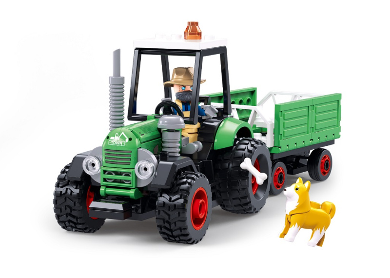 Sluban Metropolis M38-B1392 Traktor s přívěsem