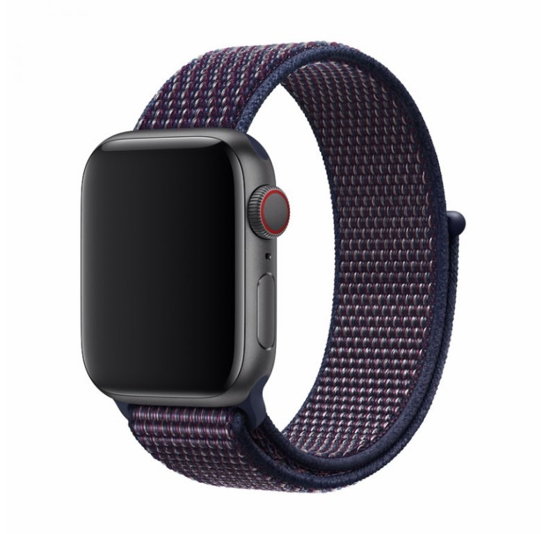 Řemínek pro Apple Watch 38mm / 40mm - Devia, Sport3 Indigo