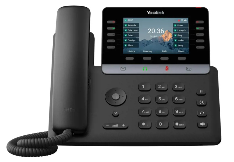 Yealink SIP-T74W SIP telefon, PoE, 4,3", 16 SIP účtů, BT, Wi-Fi