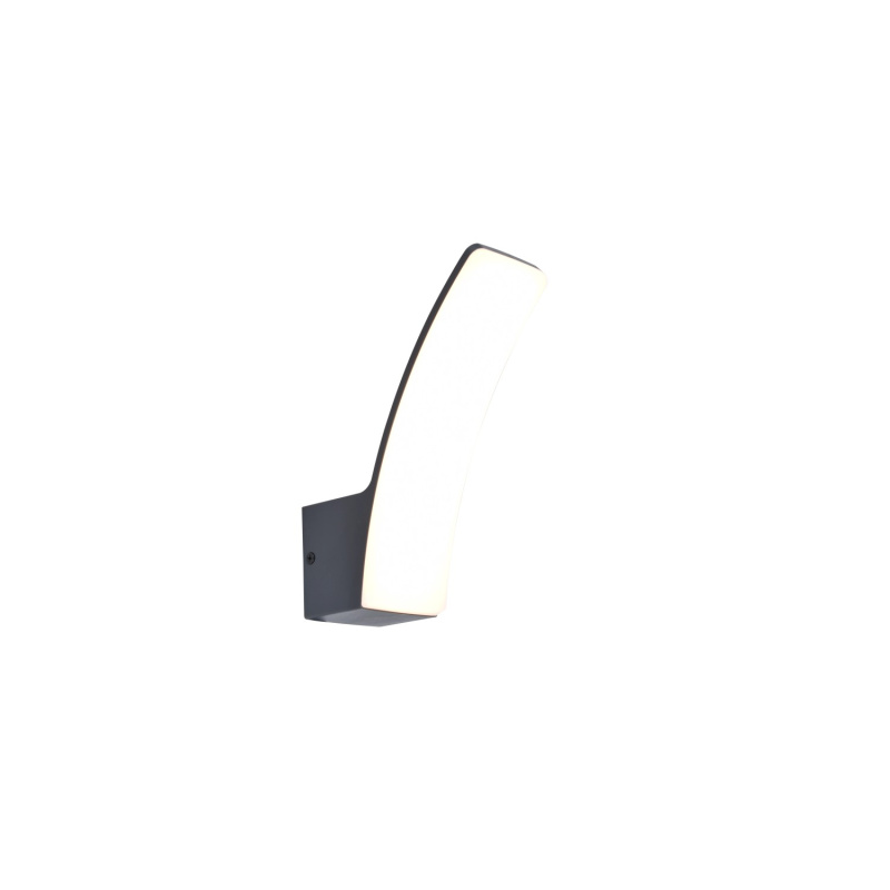 Lutec Venkovní nástěnné LED svítidlo KILO 3000K tm.šedá 69 x 155 x 204 mm