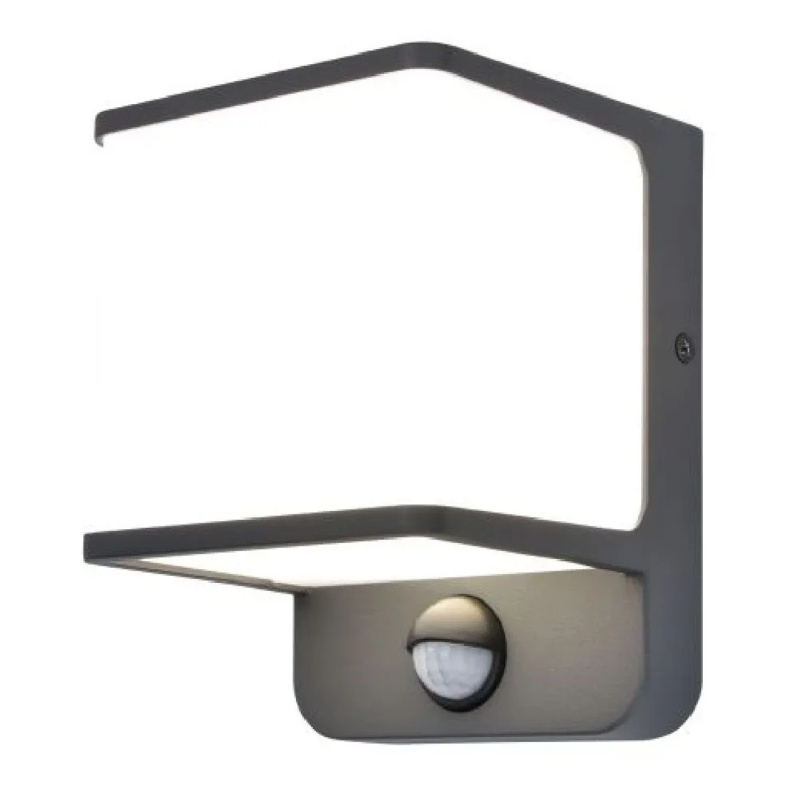 Lutec Nástěnné svítidlo DOBLO se senzorem IP54 14W 1930lm 4000K 11x10,3x14,6 cm