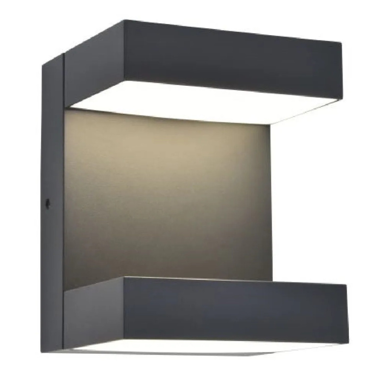 LUTEC Venkovní nástěnné LED svítidlo TWISTO 13W 1000lm IP65 CCT, 151×108×120 mm