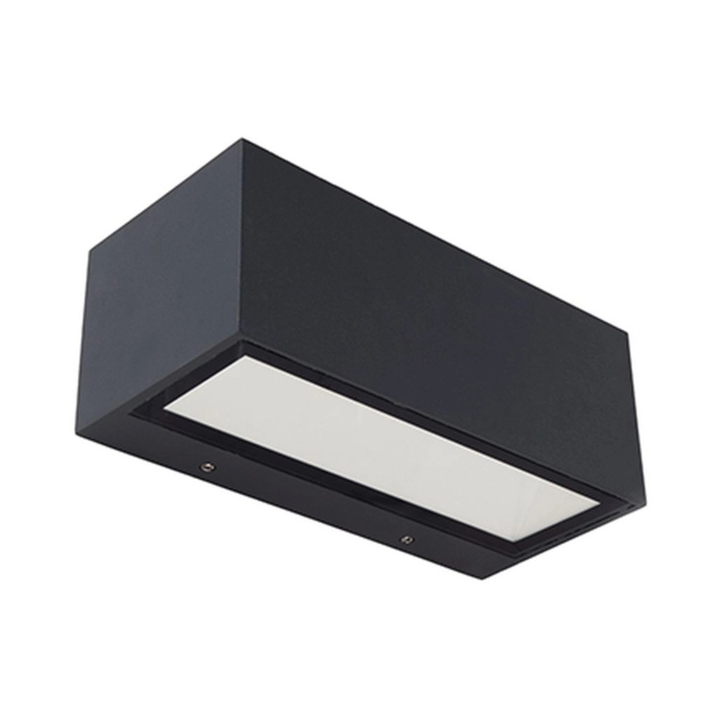 LUTEC LED nást. svítidlo GEMINI tm. šedé 21W 1230lm 4000K IP54 85x220x103mm