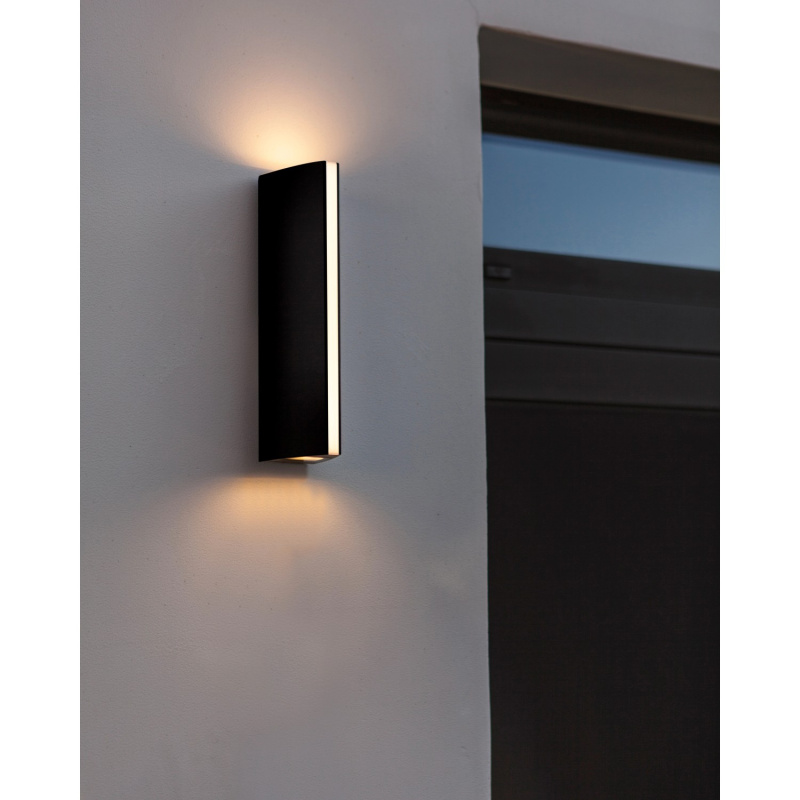 LUTEC Leo Venkovní nástěnné LED svítidlo antracitové