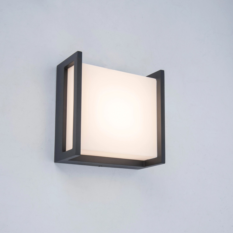 LUTEC Qubo Venkovní nástěnné LED svítidlo malé