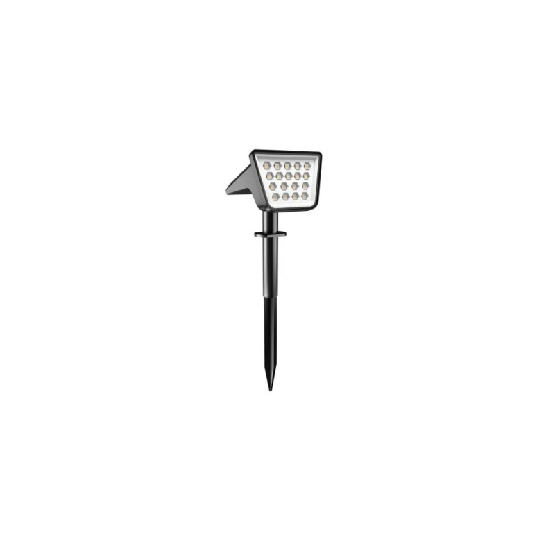 LUTEC LED solární svítidlo LUNAR 1,2W 90lm bílá + RGB IP44 95 x 107 x 235 mm