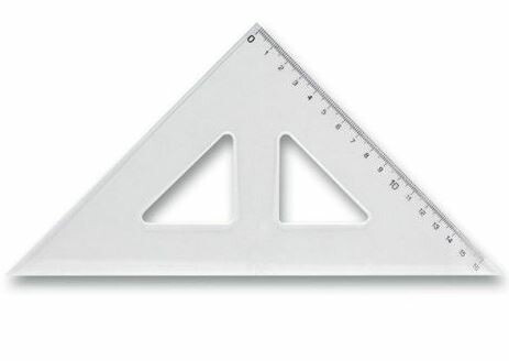 Trojúhelník s ryskou 16 cm 
