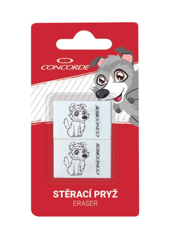 Pryž CONCORDE Volfík, 2ks, blistr CONCORDE
