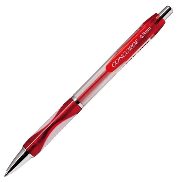 CONCORDE Gelové pero Fortuna 0,5 mm - červené