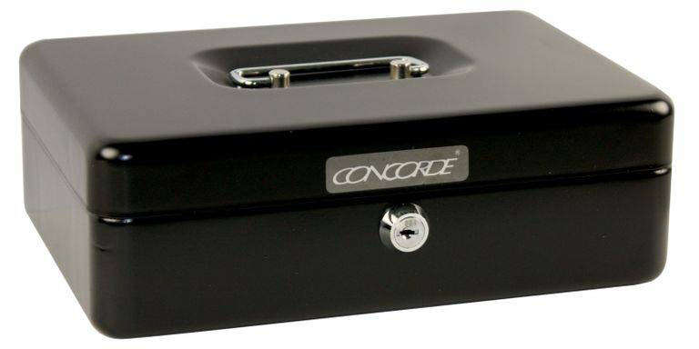 Kovová pokladna CONCORDE 33, černá CONCORDE