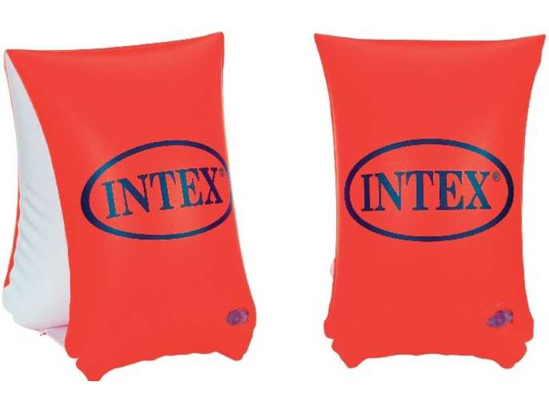 Intex 58641 Deluxe plovák na ruce - oranžový, 30 x 15 cm