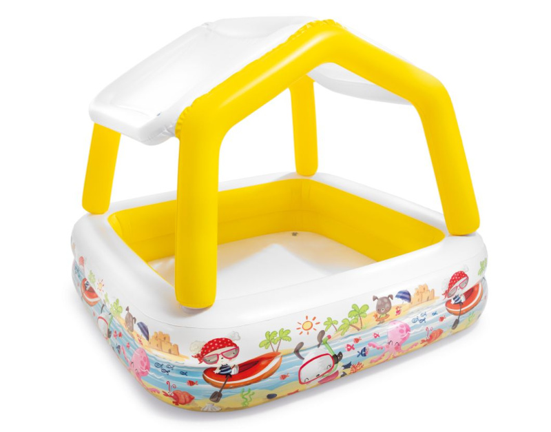 Intex 57470 Oceán se stříškou 157 x 157 x 122 cm