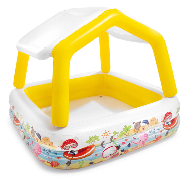 Intex 57470 Oceán se stříškou 157 x 157 x 122 cm