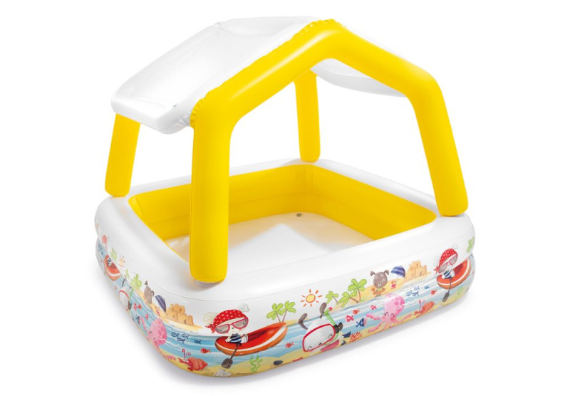 Intex 57470 Oceán se stříškou 157 x 157 x 122 cm