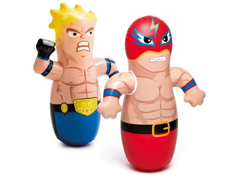 Intex 44672 3D Bop bags Boxovací panák Modrý Boxer