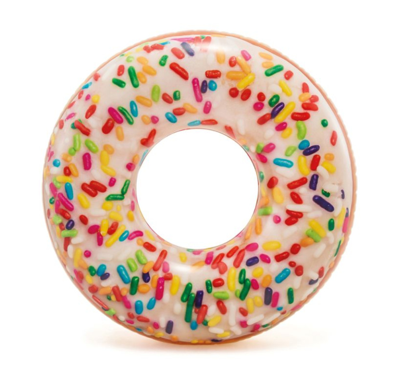 Kruh plovací Intex Donut s posypem 114 cm