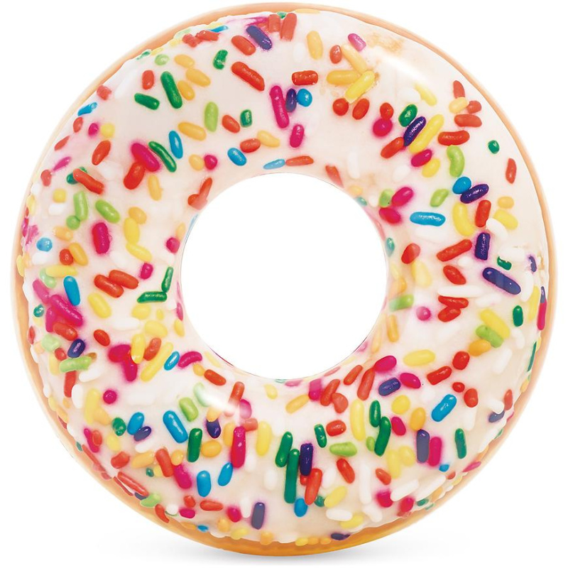Kruh plovací Intex Donut s posypem 114 cm