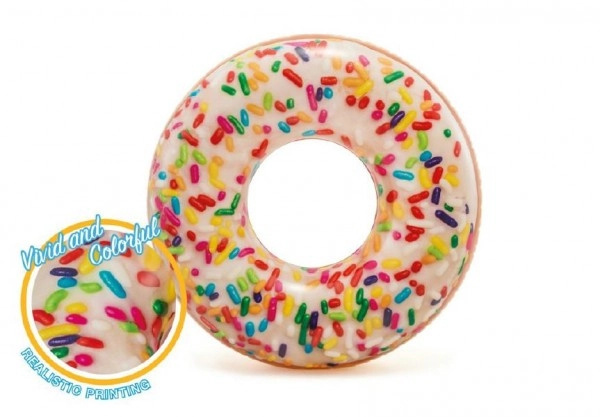 Kruh plovací Intex Donut s posypem 114 cm