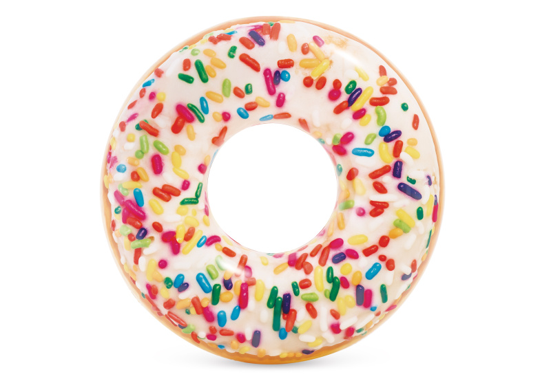 Kruh plovací Intex Donut s posypem 114 cm