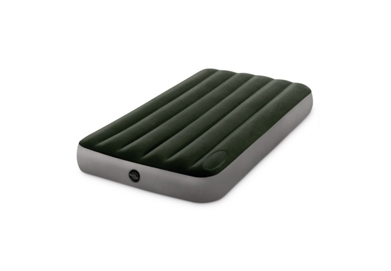 Nafukovací postel Intex 64761 Dura-Beam Twin Downy 99x191x25cm s nožní pumpou