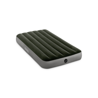 Nafukovací postel Intex 64761 Dura-Beam Twin Downy 99x191x25cm s nožní pumpou
