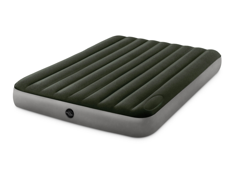 INTEX QUEEN DURA-BEAM DOWNY AIRBED WITH FOOT BIP 152x203cm 64763