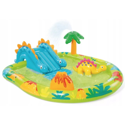 Intex 57166  Nafukovací hrací centrum s dinosaury 191x152x58 cm
