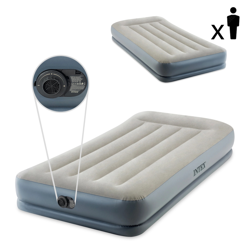 Intex 64116 Nafukovací postel Twin 99cm x 191cm x 30cm