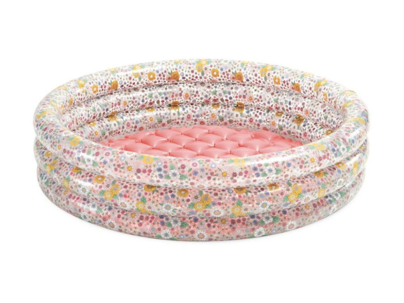 Dětský nafukovací bazének s květinovým vzorem