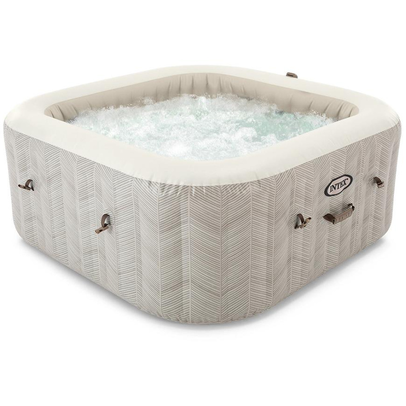 nafukovací čtvercové spa pro 4 osoby 175 × 71 cm s hydromasáží INTEX