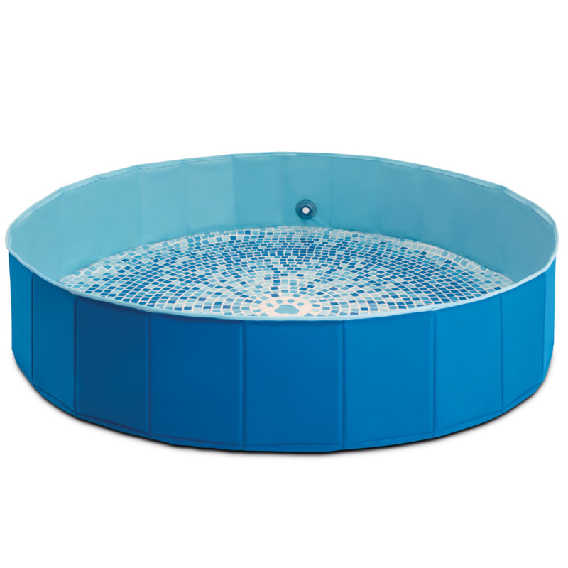 Skládací bazén pro psy s mozaikou