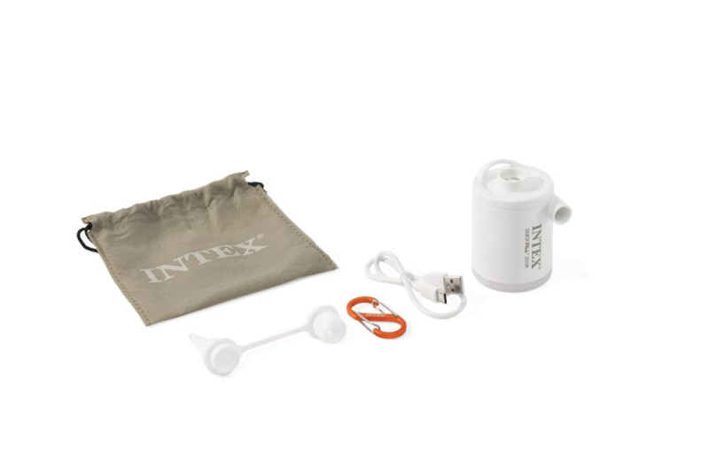 Malá elektrická pumpa INtex Quick-Fill USB 200R s LED lucernou