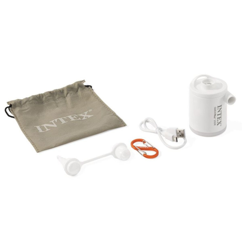 Malá elektrická pumpa INtex Quick-Fill USB 200R s LED lucernou