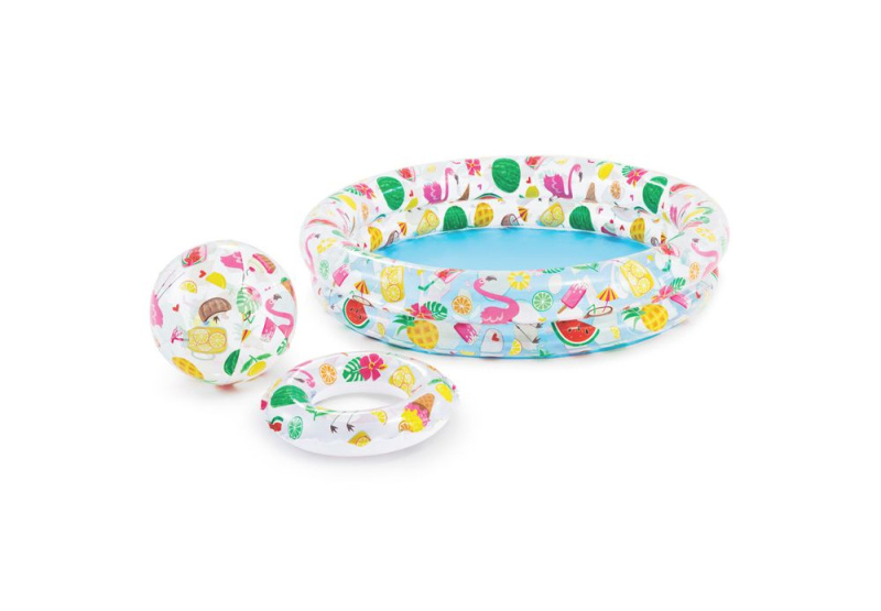 Intex 59460 Fruity set (bazén + kruh + míč) 122 x 25 cm