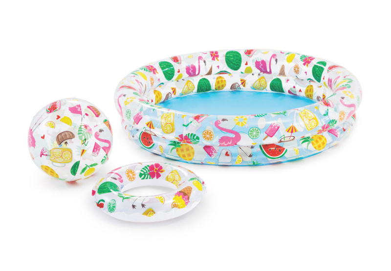 Intex 59460 Fruity set (bazén + kruh + míč) 122 x 25 cm