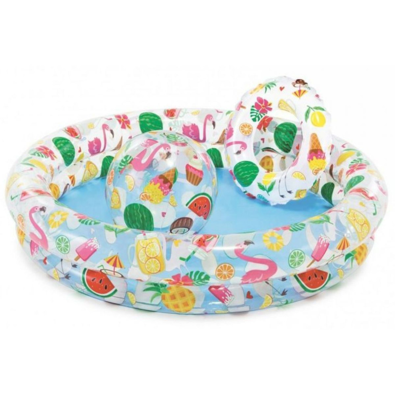 Intex 59460 Fruity set (bazén + kruh + míč) 122 x 25 cm