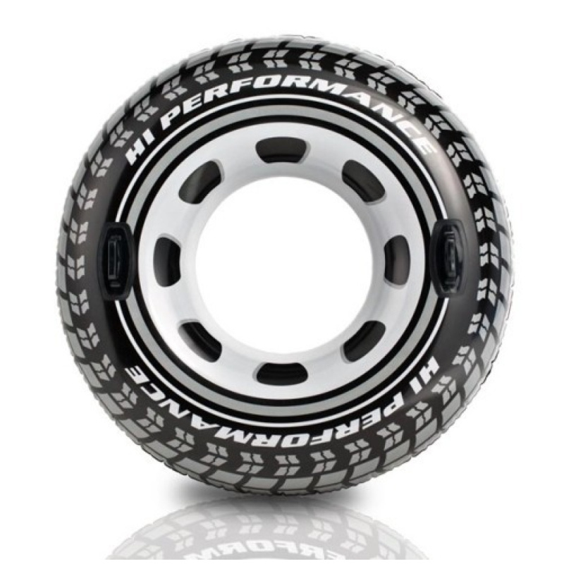 Nafukovací kruh pneumatika s úchyty 114 cm